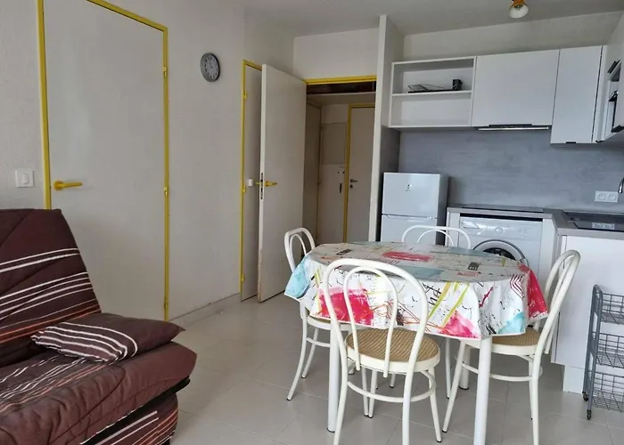 Renove 2 Pieces + Cabine, Vue Mer, Parking - Fr-1-388-117 * Argelès-sur-Mer
